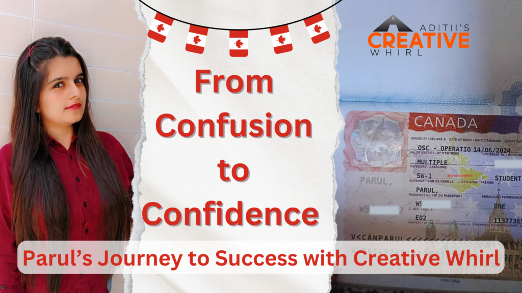 Parul's Success Journey with Creative Whirl